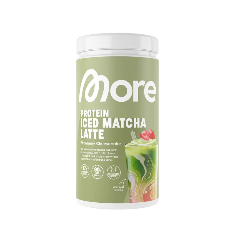 More Protein Iced Matcha Latte